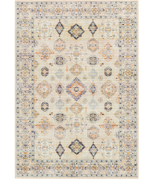 Emre washable area rug - Beige / Rectangle / 3x4 - Area Rugs