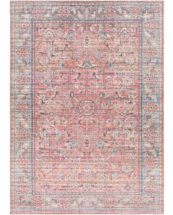 Étienne washable area rug - Pink / Rectangle / 5x7 - Area