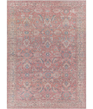 Farrell washable area rug - Red / Rectangle / 5x7 - Area