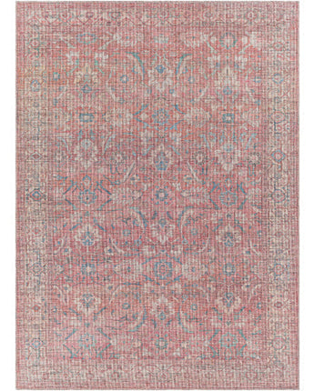 Farrell washable area rug - Red / Rectangle / 5x7 - Area