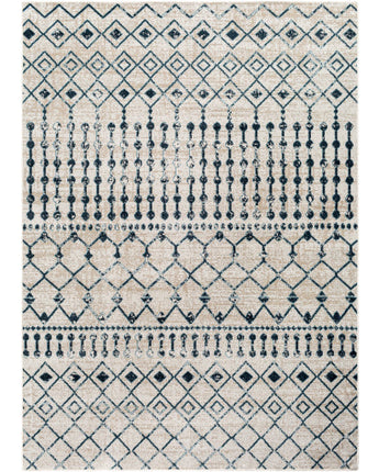 Feray washable area rug - Ink Blue / Rectangle / 5x7 - Area