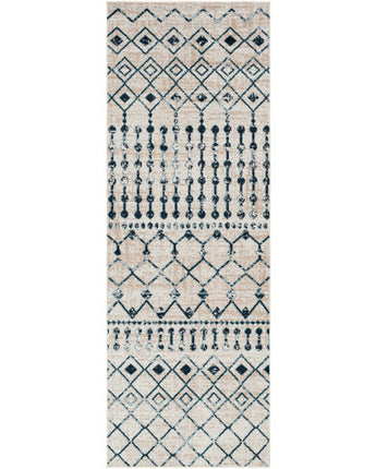 Feray washable area rug - Ink Blue / Runner / 2’7’’ x