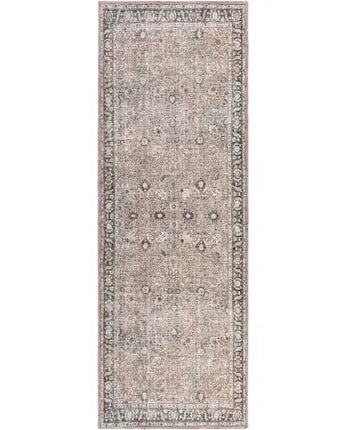 Fleurir washable area rug - Beige / Runner / 2’7’’ x