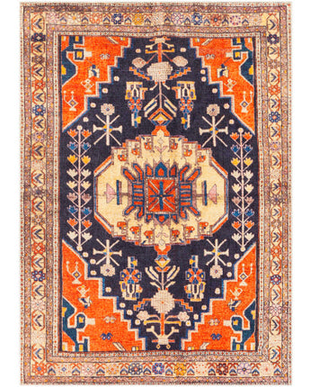 Fosette washable area rug - Orange / Rectangle / 2x3 - Area