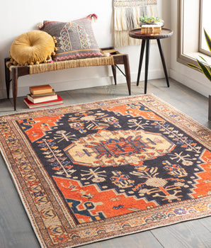 Fosette washable area rug - Area Rugs