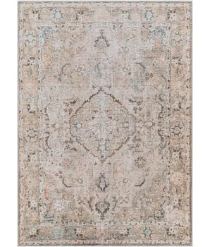 Genoa washable area rug - Taupe / Rectangle / 5x7 - Area