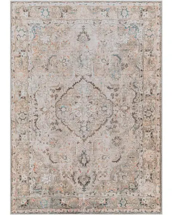 Genoa washable area rug - Taupe / Rectangle / 5x7 - Area