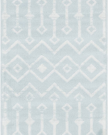 Geometric moroccan trellis rug (runner & square) - Light