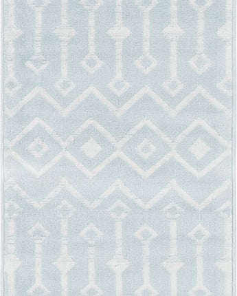 Geometric moroccan trellis rug (runner & square) - Light