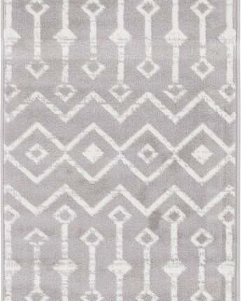 Geometric moroccan trellis rug (runner & square) - Light