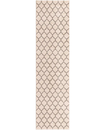 Geometric philadelphia trellis rug (runners) - Beige/Gray