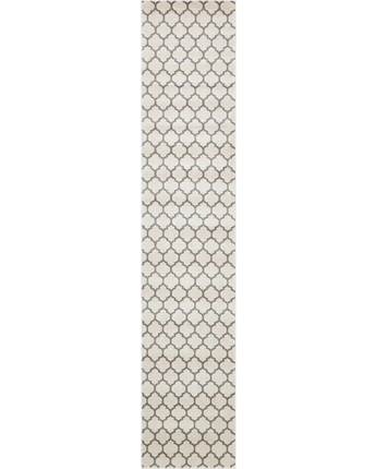 Geometric philadelphia trellis rug (runners) - Beige/Gray