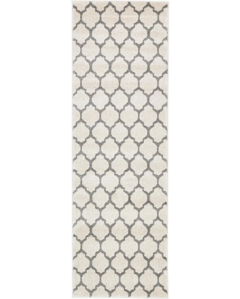 Geometric philadelphia trellis rug (runners) - Beige/Gray