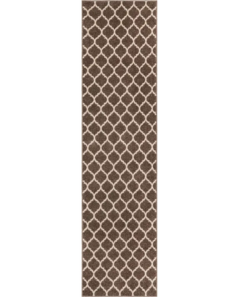 Geometric philadelphia trellis rug (runners) - Brown/Beige