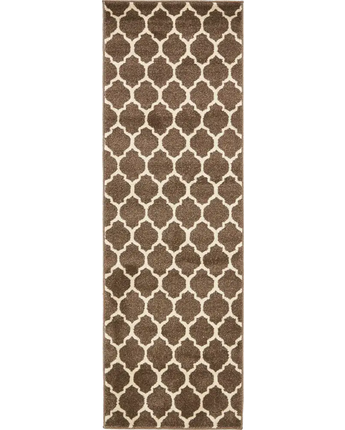 Geometric philadelphia trellis rug (runners) - Brown/Beige