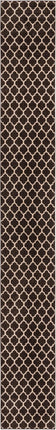 Geometric philadelphia trellis rug (runners) - Dark