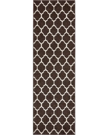 Geometric philadelphia trellis rug (runners) - Dark