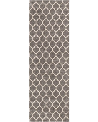 Geometric philadelphia trellis rug (runners) - Gray