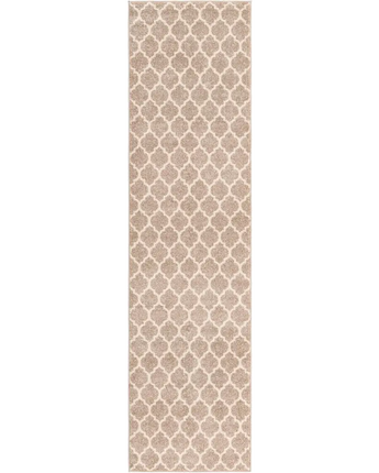 Geometric philadelphia trellis rug (runners) - Light Brown