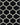 Geometric rounded trellis frieze rug (runners) - Black