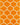 Geometric rounded trellis frieze rug (runners) - Orange