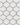 Geometric rounded trellis frieze rug (runners) - White