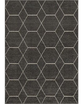 Geometric trellis frieze rug (runners & large rectangular)