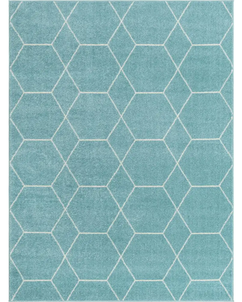 Geometric trellis frieze rug (runners & large rectangular)