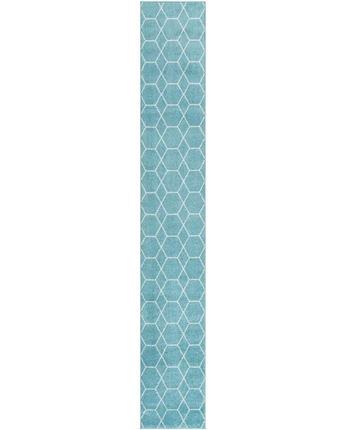 Geometric trellis frieze rug (runners & large rectangular)