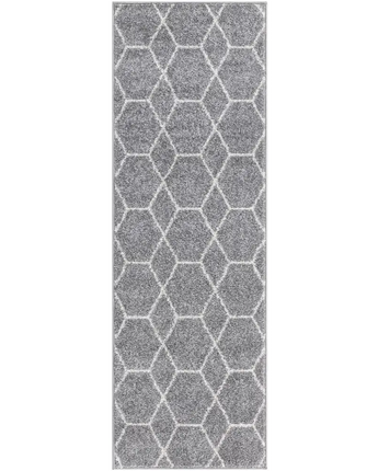 Geometric trellis frieze rug (runners & large rectangular)