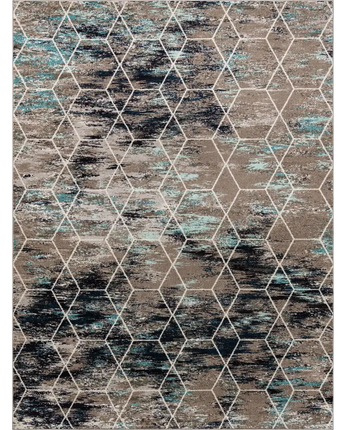 Geometric trellis frieze rug (runners & large rectangular)