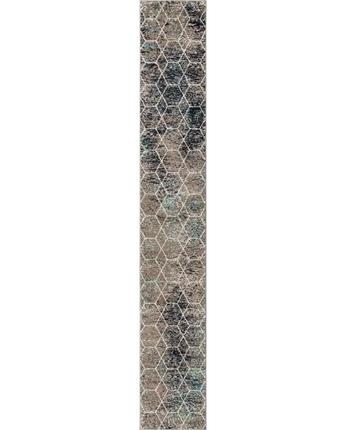 Geometric trellis frieze rug (runners & large rectangular)