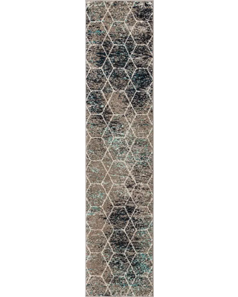 Geometric Trellis Frieze Rug (Runners, & Large Rectangular) - Rug Mart Top Rated Deals + Fast & Free Shipping