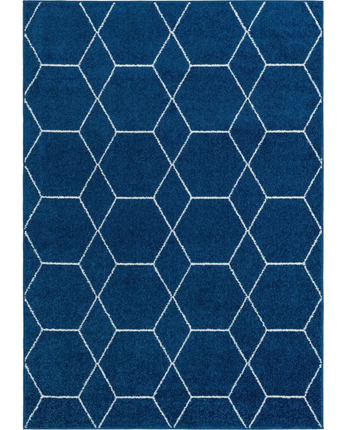 Geometric Trellis Frieze Rug (Runners, & Large Rectangular) - Rug Mart Top Rated Deals + Fast & Free Shipping