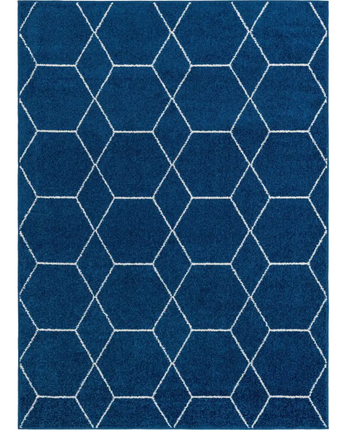 Geometric trellis frieze rug (runners & large rectangular)