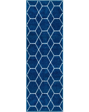 Geometric Trellis Frieze Rug (Runners, & Large Rectangular) - Rug Mart Top Rated Deals + Fast & Free Shipping