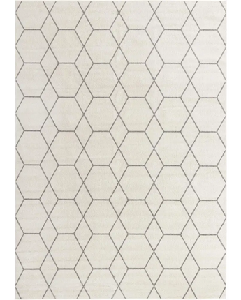 Geometric Trellis Frieze Rug (Runners, & Large Rectangular) - Rug Mart Top Rated Deals + Fast & Free Shipping