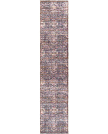 Gladiolus washable area rug - Blue / Runner / 2’7’’ x