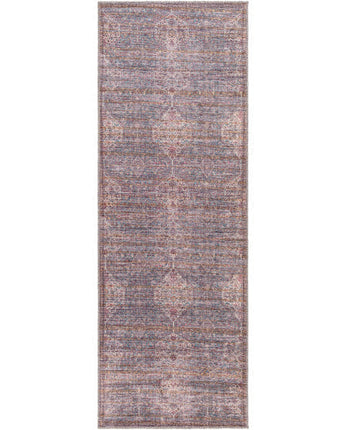 Gladiolus washable area rug - Blue / Runner / 2’7’’ x