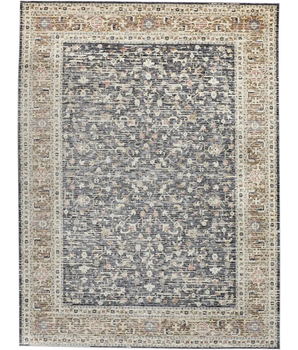 Grayson gebbah style kilim rug - Gray / Tan / Rectangle