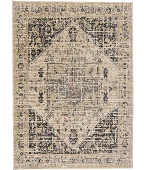 Grayson modern abstract rug - Gray / Brown / Runner