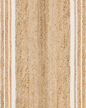 Gujarat braided jute rug - Natural/Ivory / Runner / 2’ 6