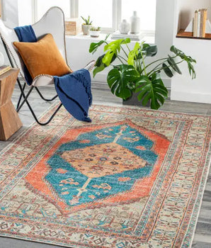 Hyacinth washable area rug - Area Rugs