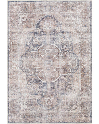 Jasmine washable area rug - Brown / Beige / Rectangle / 2x3