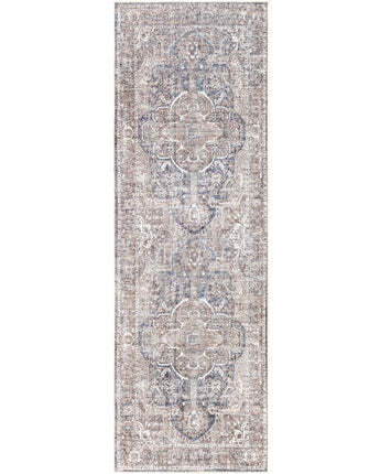 Jasmine washable area rug - Brown / Beige / Runner