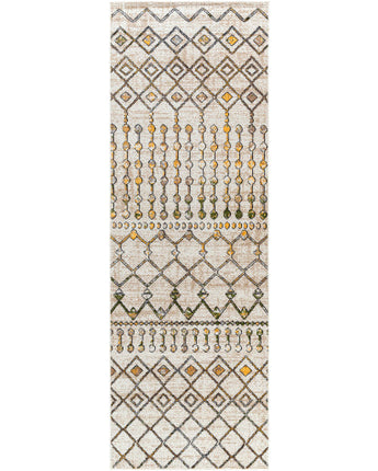 Juliette washable area rug - Beige / Multi / Runner