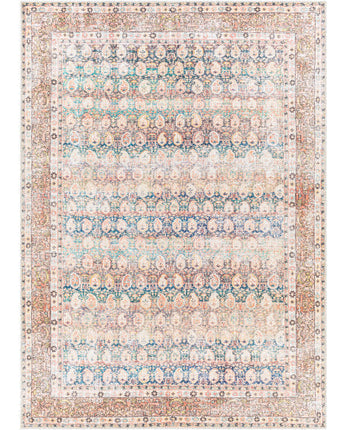 Kemer washable area rug - Beige / Rectangle / 5x7 - Area