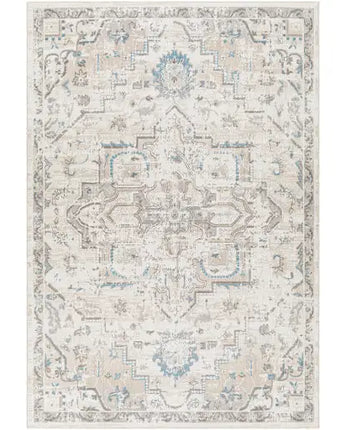 Konya washable area rug - Gray / Rectangle / 5x7 - Area Rugs