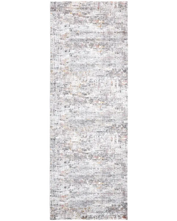 Kyra distressed abstract rug - Gray / Gold / Runner