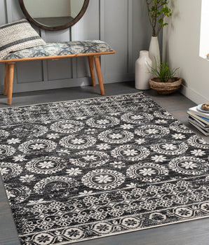 Lea washable area rug - Area Rugs